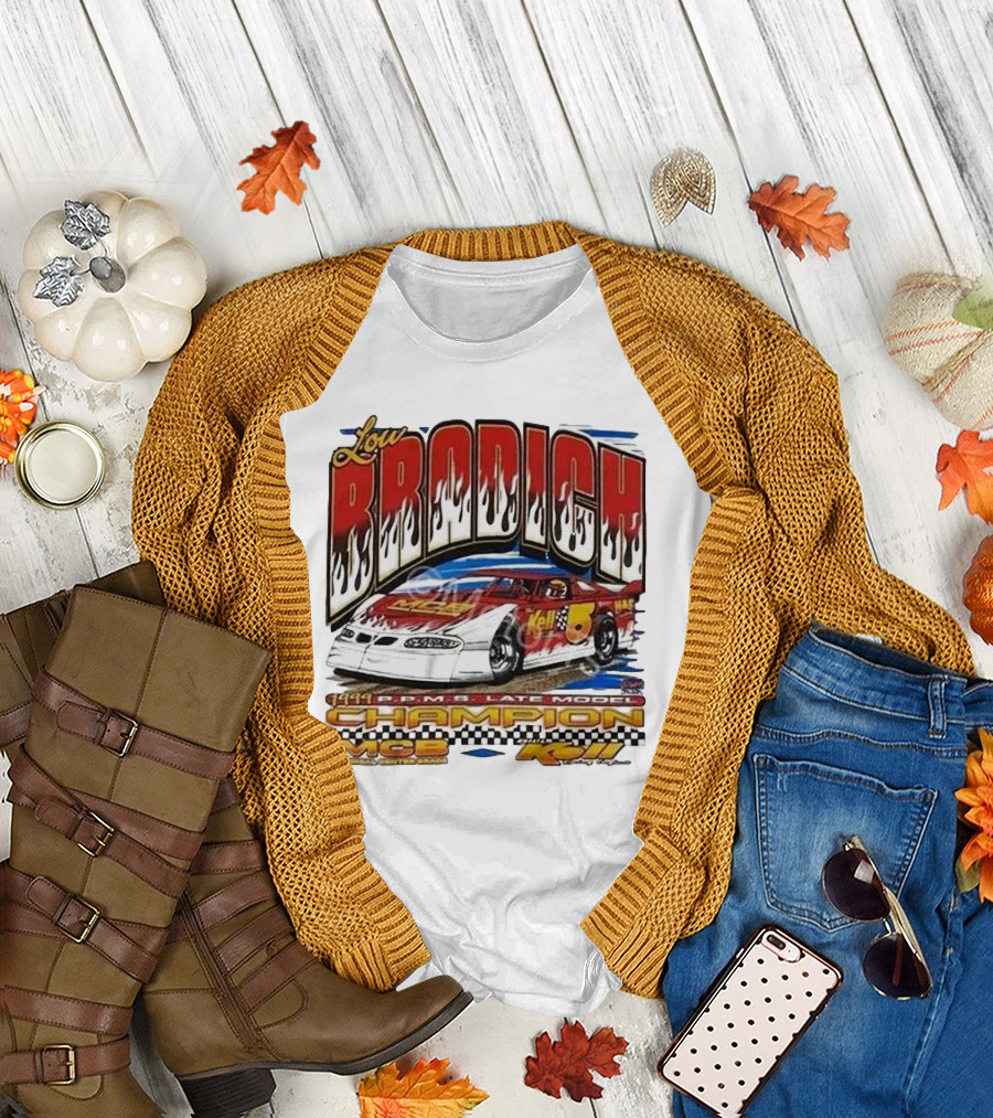 Lou Brodich Champion MCB Kell 5 Super Dirt Late Model 1999 Vintage Racing T-Shirt