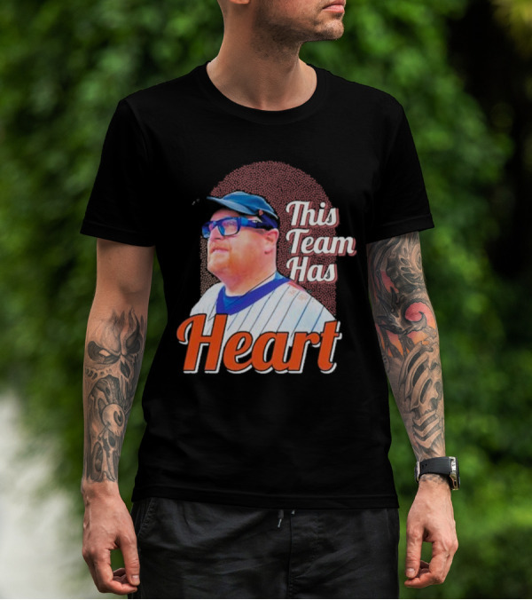 This Team Has Heart Frank Baseball-Inspired Dedication T-Shirt