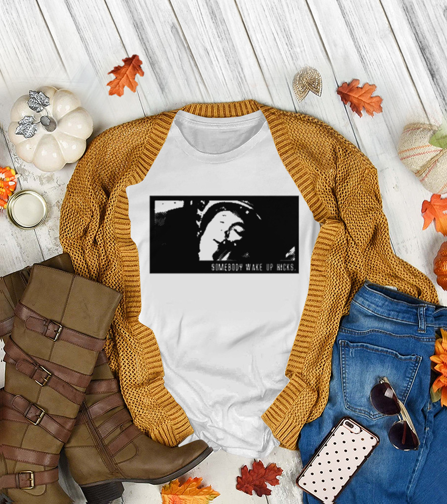 Aliens Somebody Wake Up Hicks Scene T-Shirt