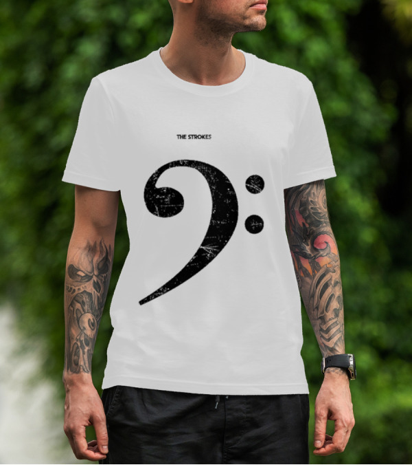The Strokes Bass Clef T-Shirt