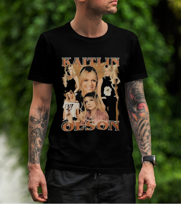 Kaitlin Olson Vintage Bootleg Collage T-Shirt