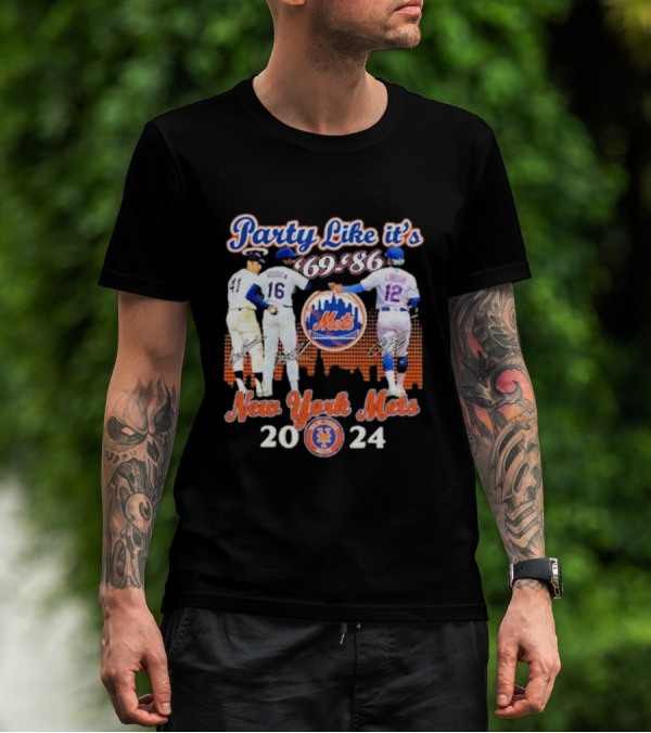 Party Like It’s ’69-’86 New York Mets T-Shirt