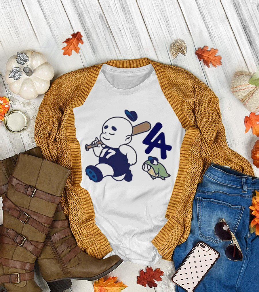Chunky La Baseball Baby 17 LA Bat Fleece T-Shirt