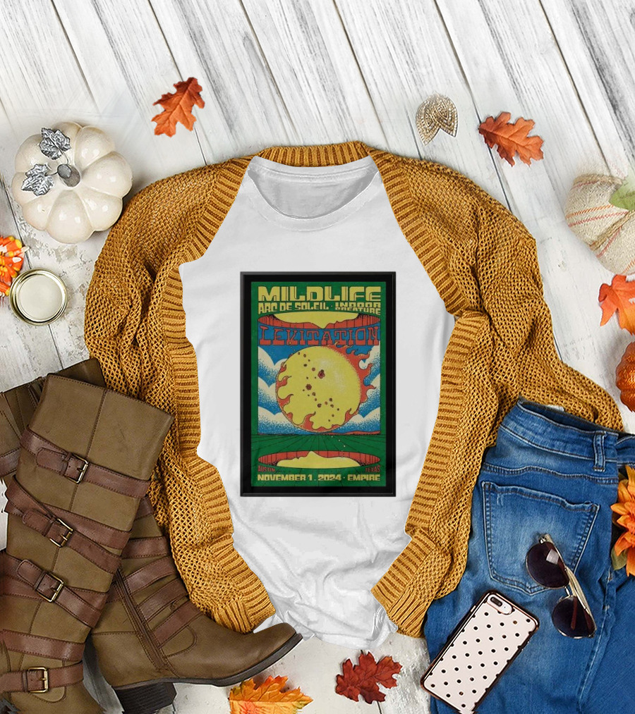 Mildlife Arc de Soleil Levitation Austin Texas November 1 2024 Empire T-Shirt