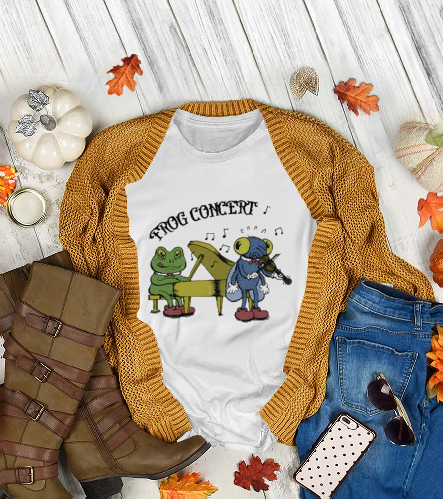 Frog Concert Cartoon Phantom Lure Fun Times T-Shirt