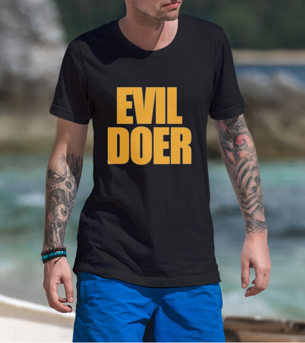 Evil Doer Green And Orange T-Shirt
