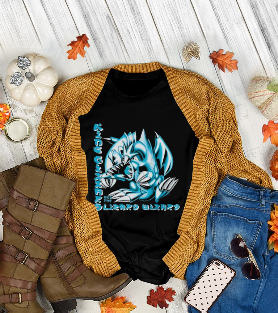 King Gizzard and The Lizard Wizard Dragon 2024 Blue Fantasy Creature T-Shirt