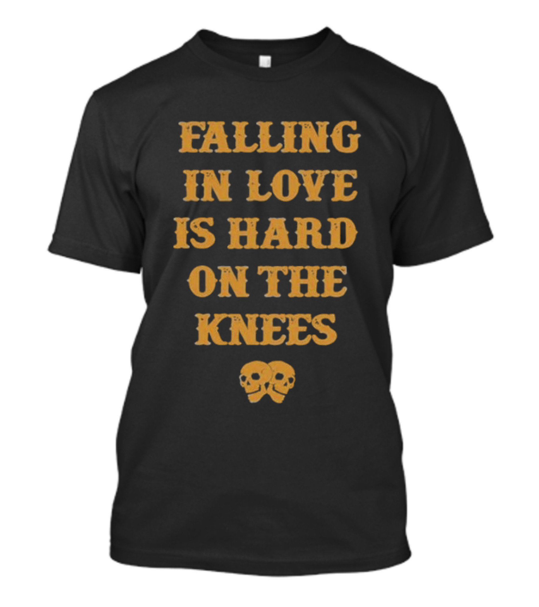 Falling In Love Is Hard On The Knees Aerosmith Skulls T-Shirt