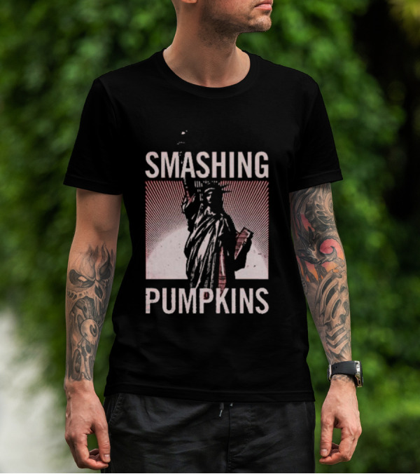 Smashing Pumpkins Zeitgeist Statue Of Liberty T-Shirt