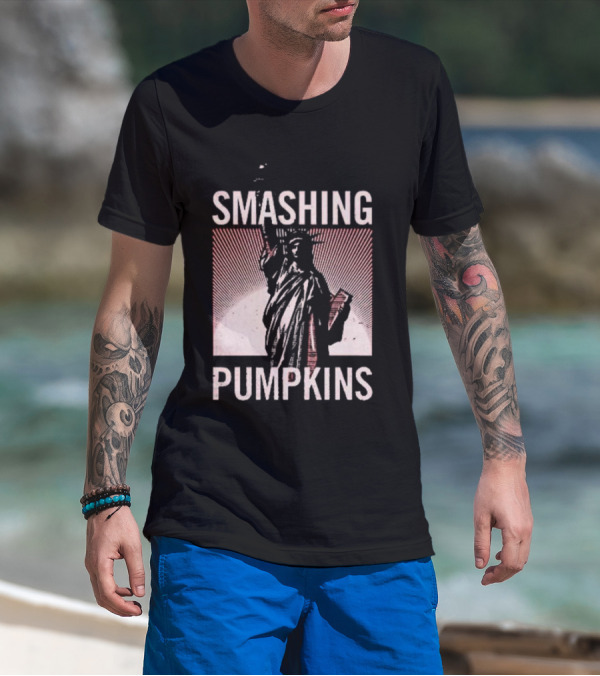 Smashing Pumpkins Zeitgeist Statue Of Liberty T-Shirt