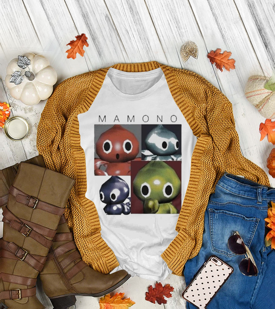 Mamono Ss24 Cute Colorful Creatures Quartet Chowlf T-Shirt