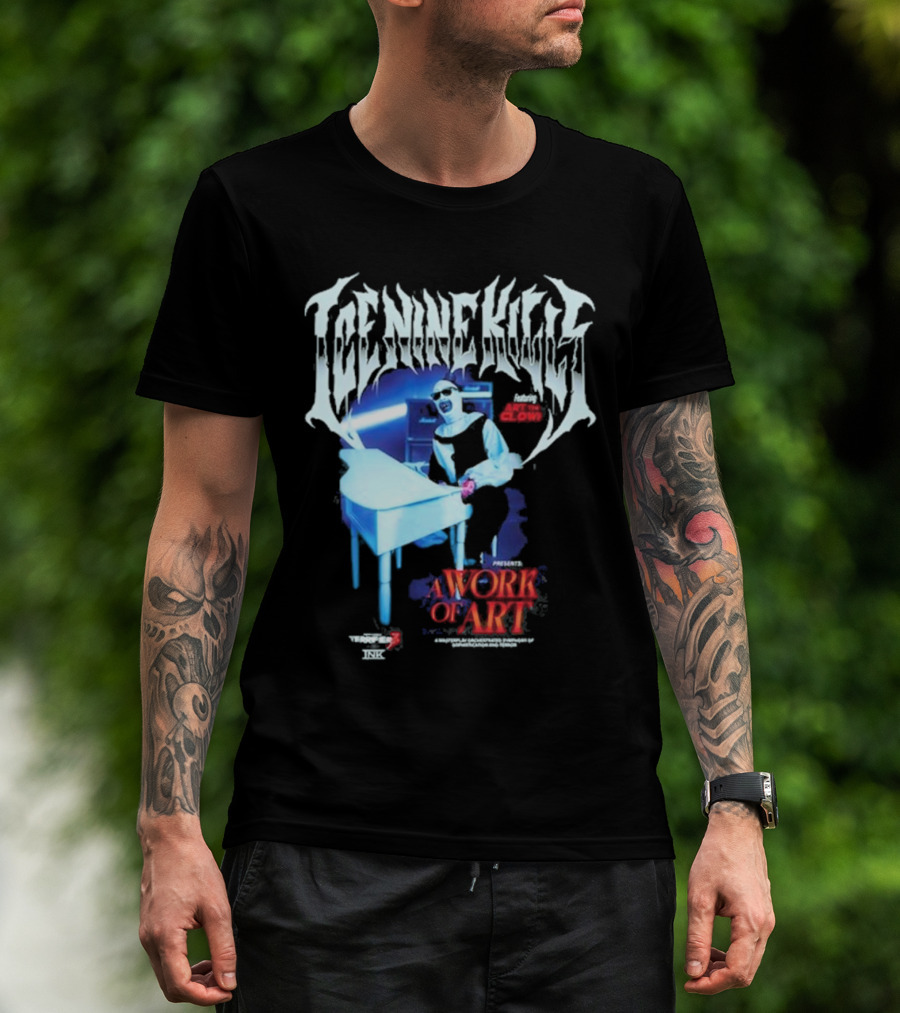 Ice Nine Kills Featuring The Ghost Of Vincent Price Presents A Work Of T-Shirt