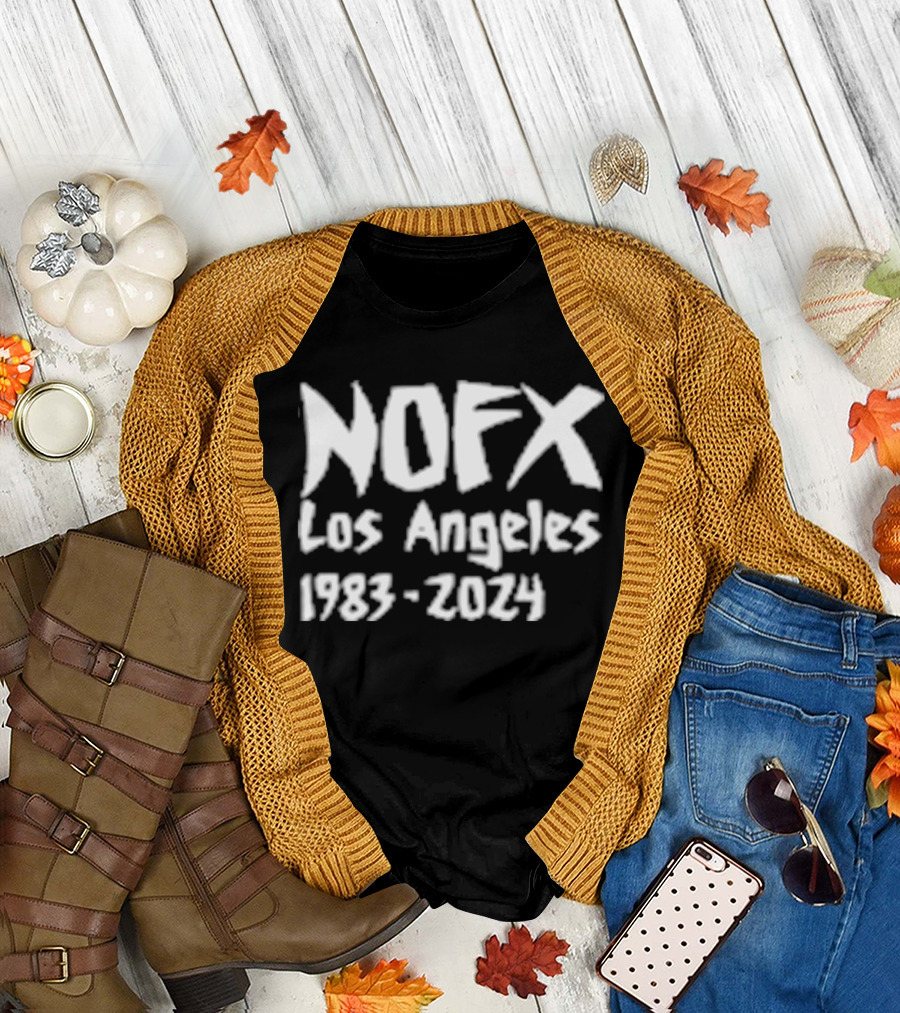 NOFX Los Angeles San Pedro CA 1983-2024 Final Tour T-Shirt