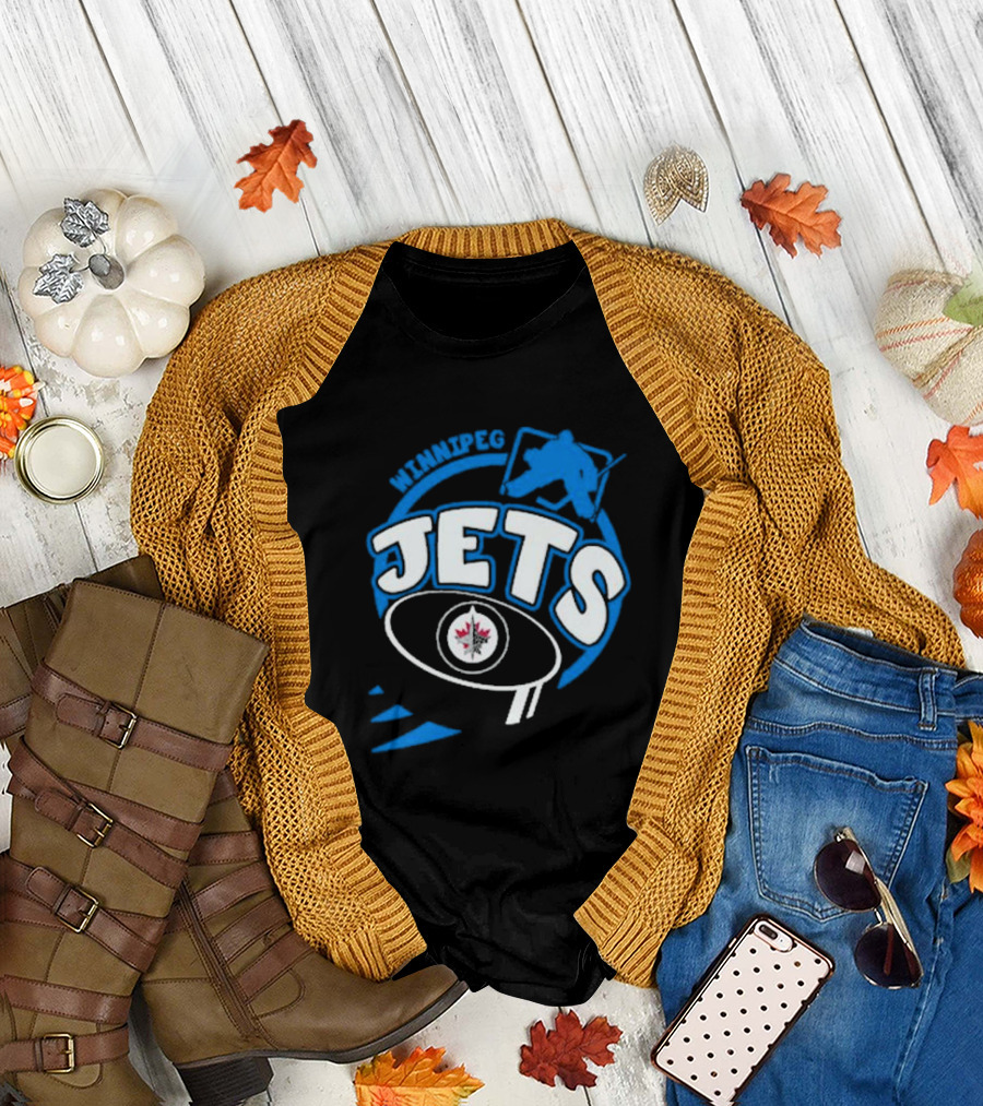 Winnipeg Jets Toddler Slap Shot Hockey T-Shirt