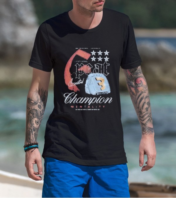 6 Peat Champion Mentality 6x Mr Olympia Chris Bumstead Star Icons T-Shirt