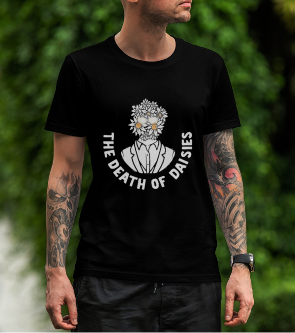 Neoni The Death Of Daisies Floral Head Suit T-Shirt