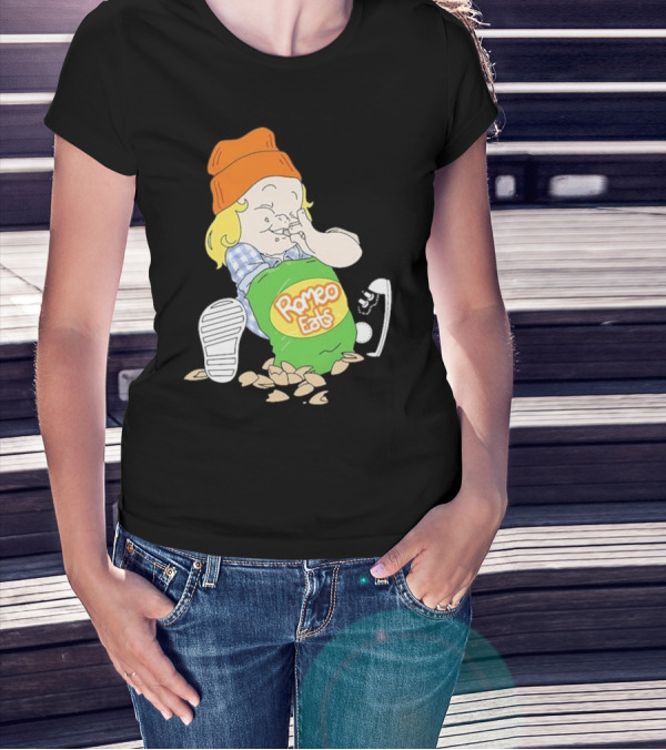 Romeo Eats Almonds Bag Toddler Sneaker Orange Hat T-Shirt