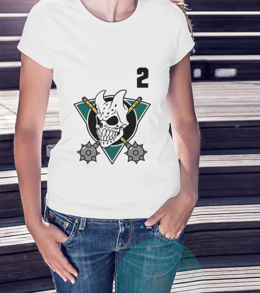 Slaughter To Prevail Hockey Skull Maces Logo 2 T-Shirt