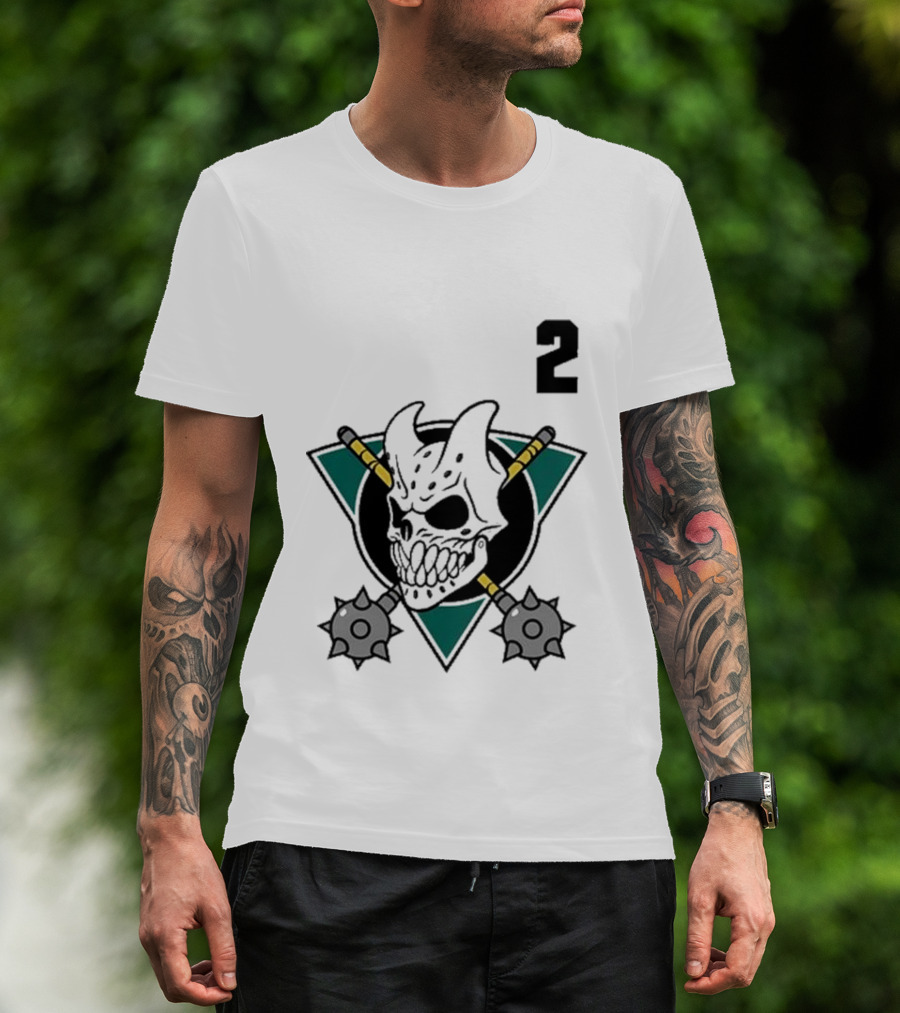 Slaughter To Prevail Hockey Skull Maces Logo 2 T-Shirt
