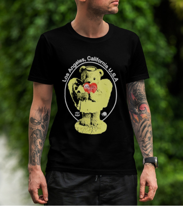 Born X Raised Angel City Los Angeles California USA T-Shirt