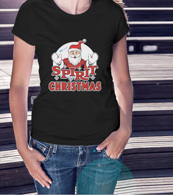 Santa Spirit Christmas T-Shirt