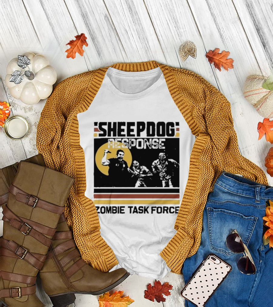 Tim Kennedy Sheepdog Response Zombie Task Force Team Badge T-Shirt