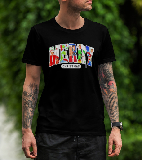 Merry Christmas Home Alone Grinch 90s Movies T-Shirt