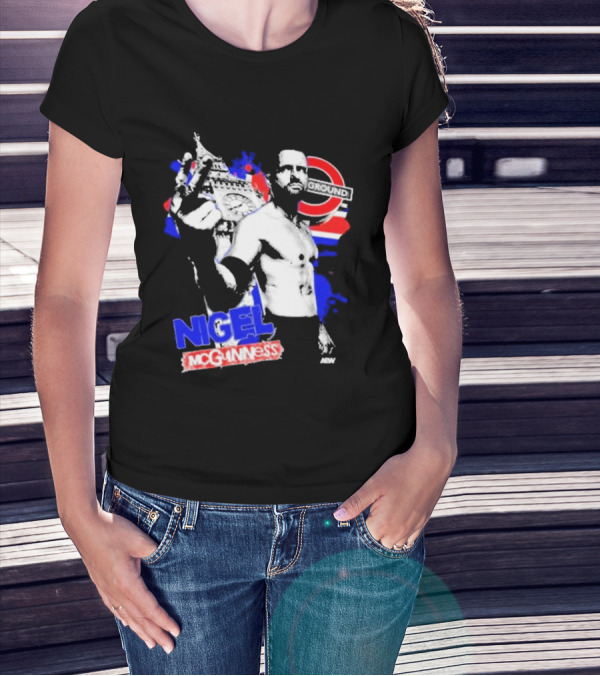 Nigel McGuinness AEW From The Underground London T-Shirt