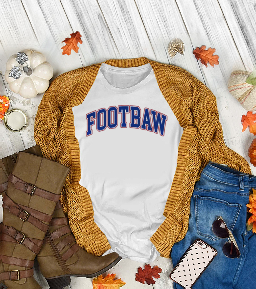 Footbaw Retro Sports Style Crewneck T-Shirt