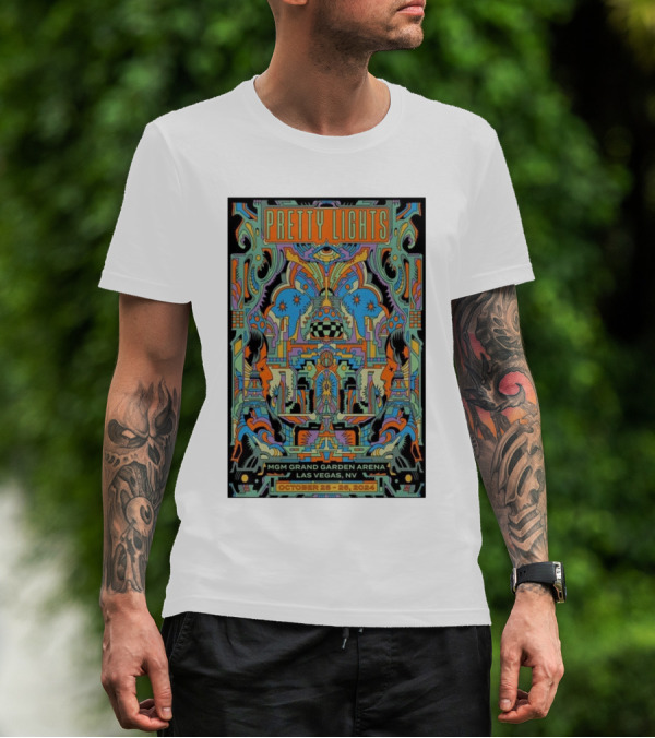 Pretty Lights MGM Grand Garden Arena Las Vegas Oct 25-26 T-Shirt