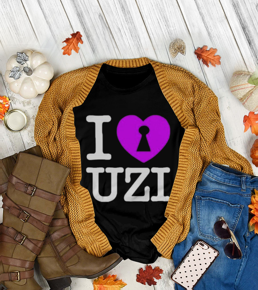 Eternal Atake 2 I Lock Heart Uzi I Love Uzi T-Shirt