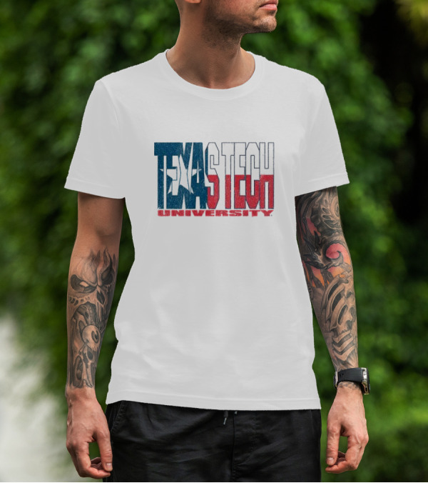 Texas Tech University Texas Flag Colors T-Shirt