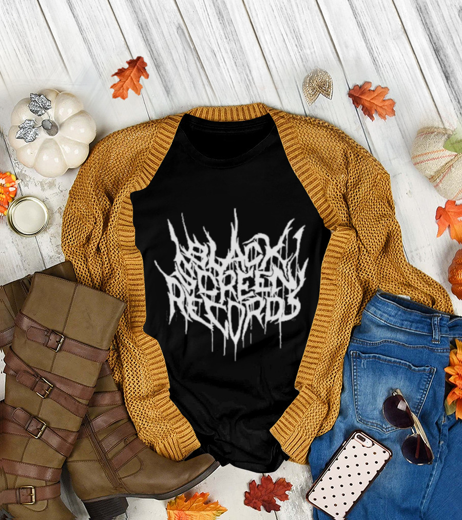 Black Screen Records BSR Black Metal T-Shirt