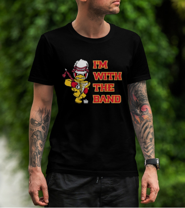 Cyclone Fanatic I’m With The Band Marching Band Cy 1984 T-Shirt