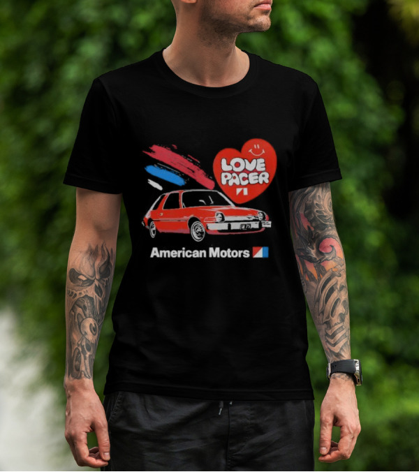 Love Pacer 75 American Motors Retro Style Car T-Shirt