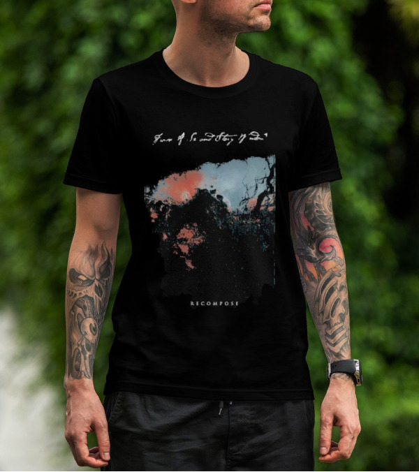 From A Second Story Window Recompose Abstract Landscape T-Shirt