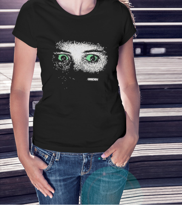 Garden Green Eyes In Shadows No Feet T-Shirt