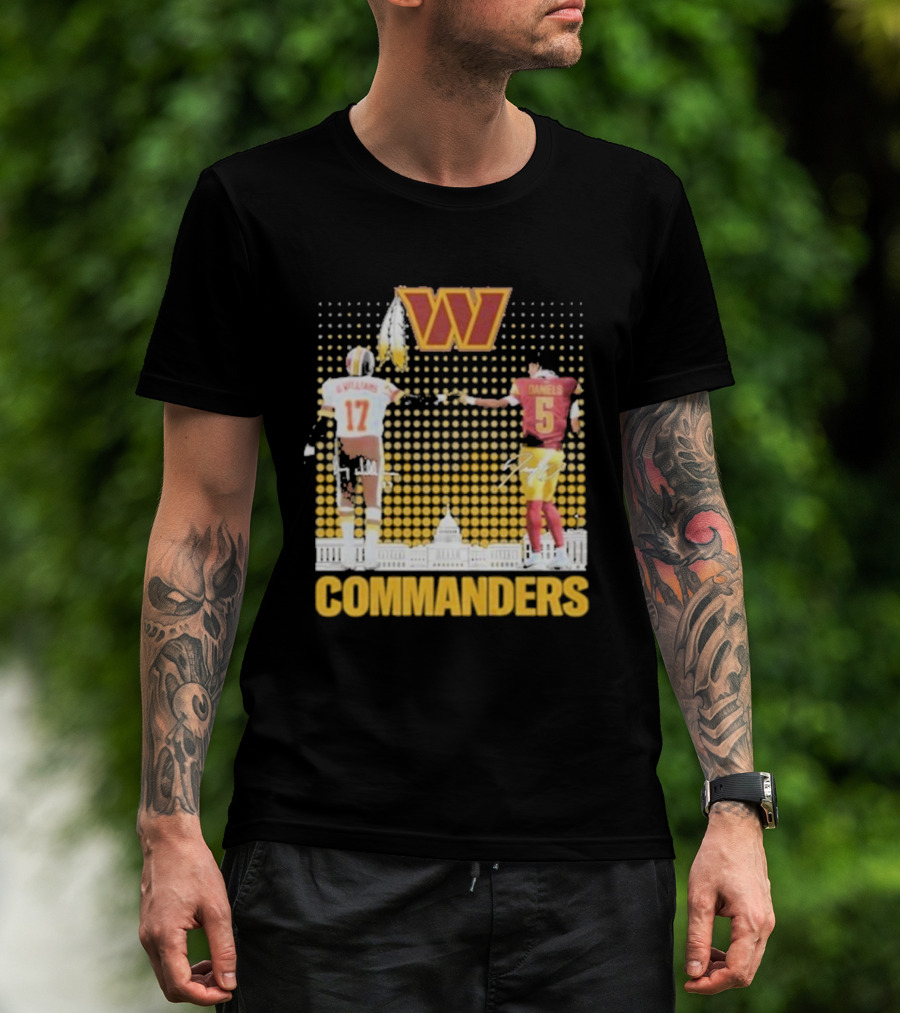 Williams Daniels Commanders Washington Football Legacy T-Shirt