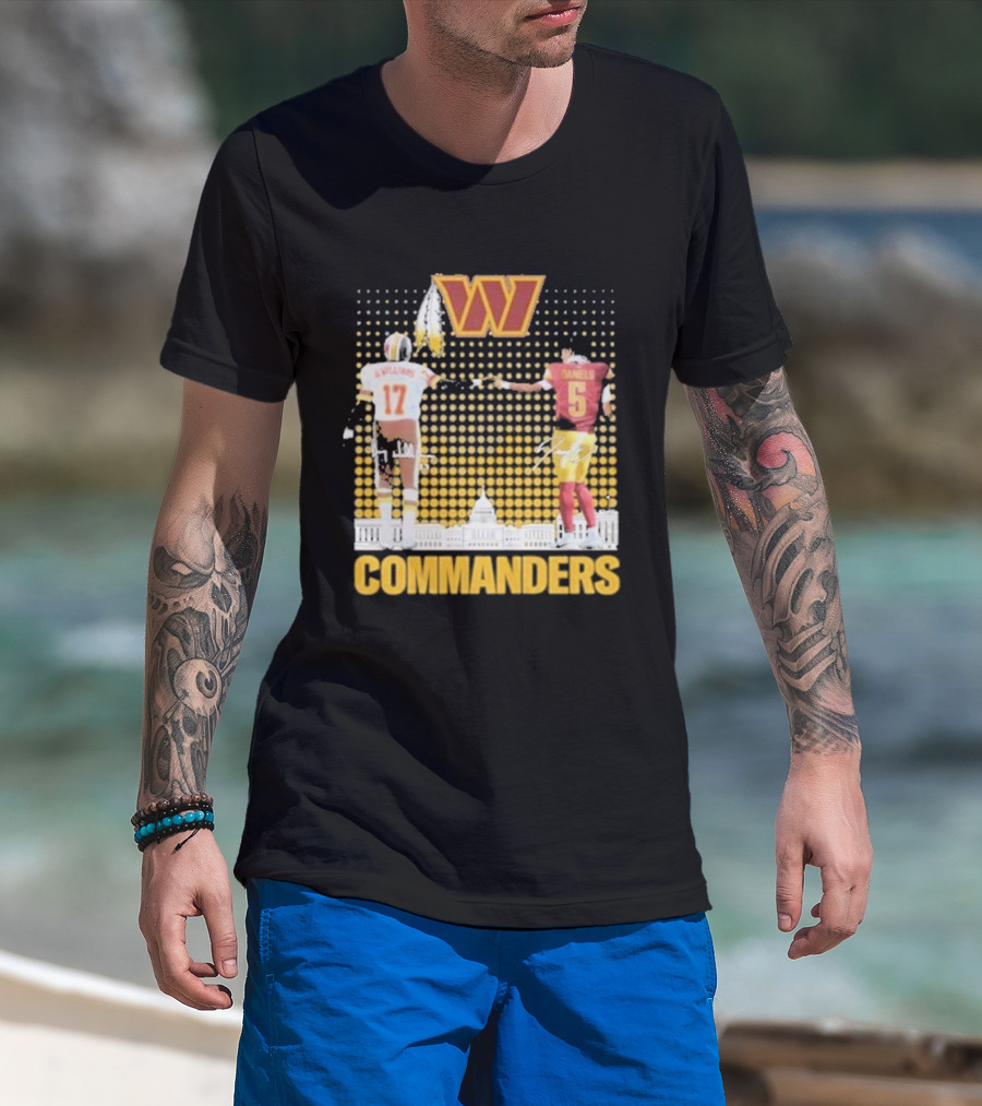 Williams Daniels Commanders Washington Football Legacy T-Shirt