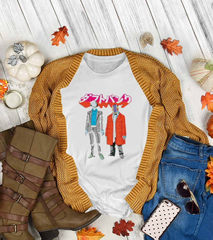 Daft Punk Anime Style Characters T-Shirt