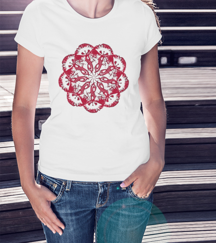 Slipknot Red Mandala Flower T-Shirt