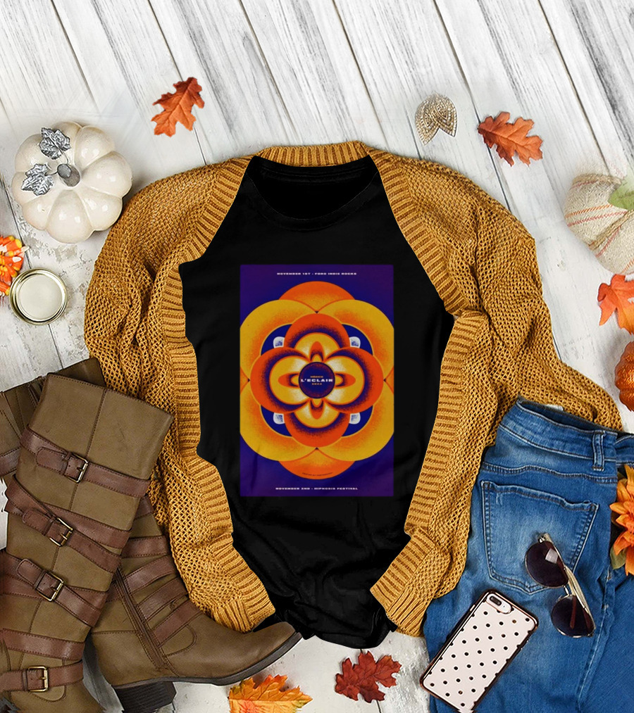 L’Eclair November 1 2024 Foro Indie Rocks Mexico City November 2 Hipnosis Festival T-Shirt