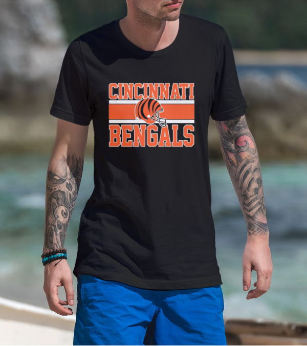 Cincinnati Bengals Football Helmet Jd Vance T-Shirt