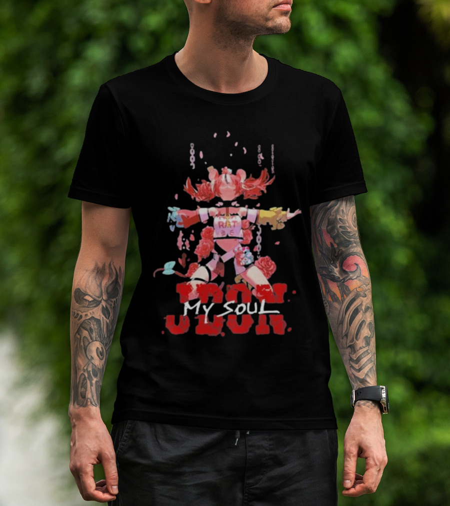 Jdon My Soul R.I.P Art 3E Blossoms Chains T-Shirt