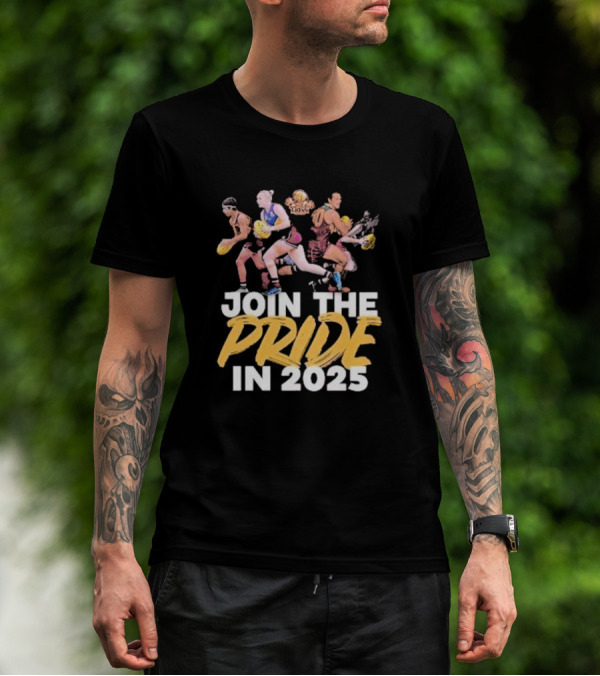 Brisbane Lions Women's Team Join The Pride In 2025 T-Shirt