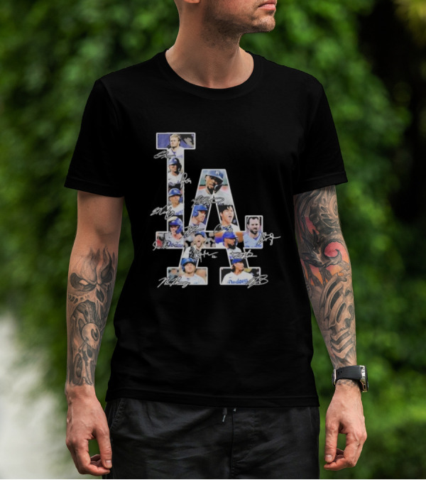 LA Dodgers Signature Collage T-Shirt