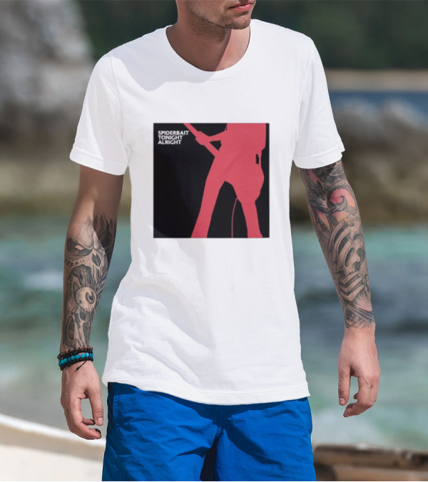 Spiderbait Tonight Alright Red Guitar T-Shirt