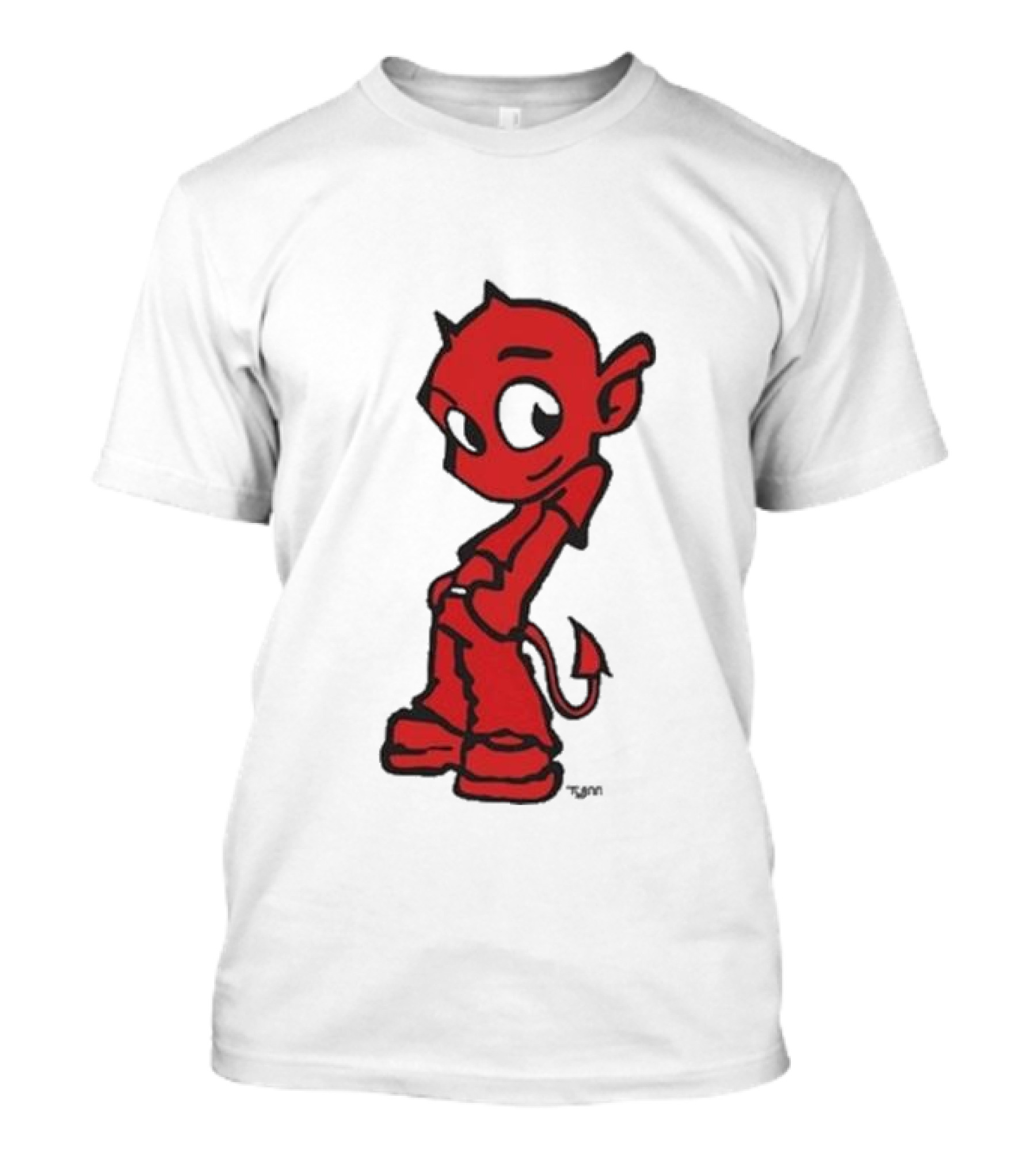 Toro Y Moi Tym Devil Red Cartoon Character T-Shirt