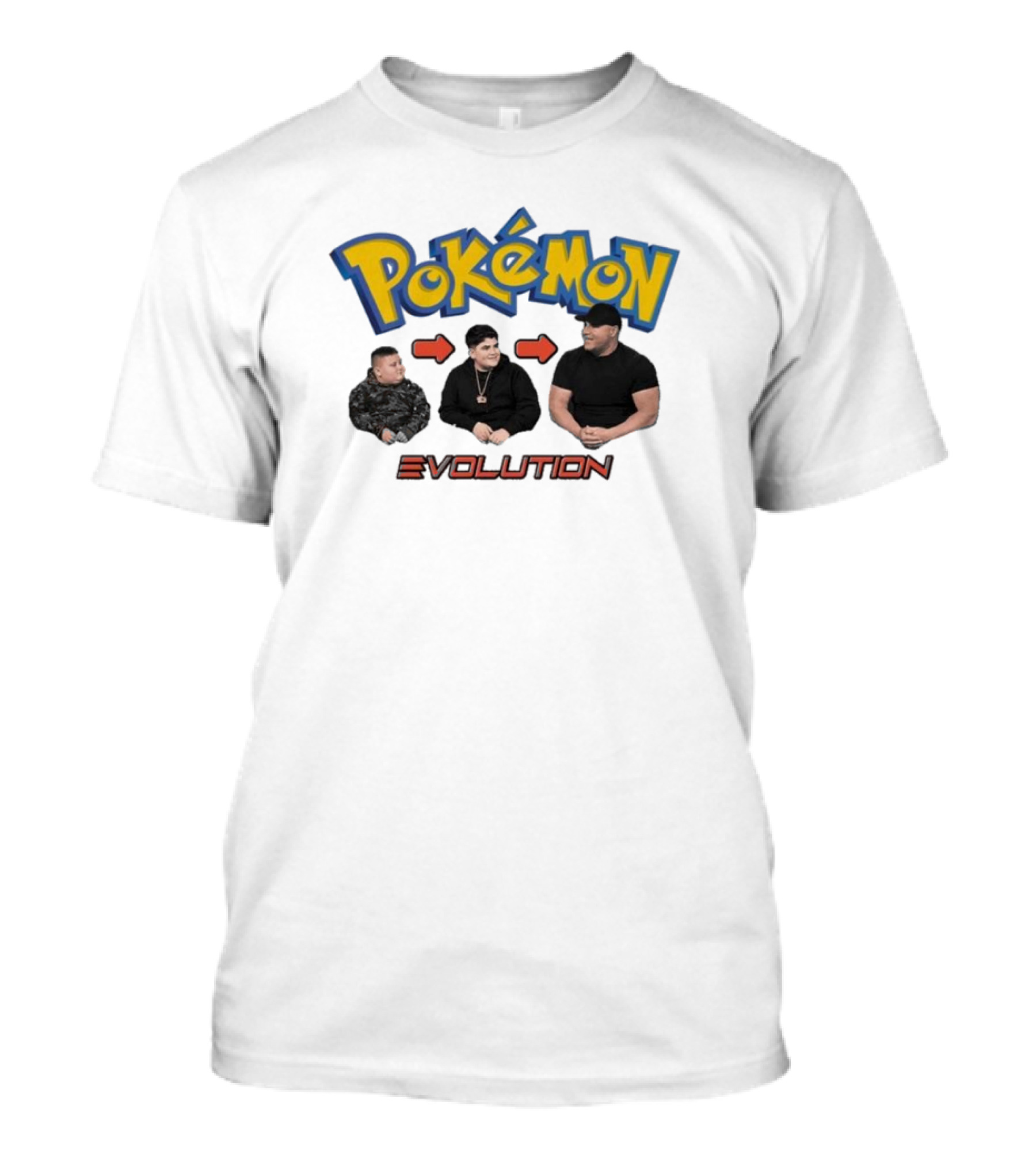Pokémon Evolution Transformation Journey T-Shirt
