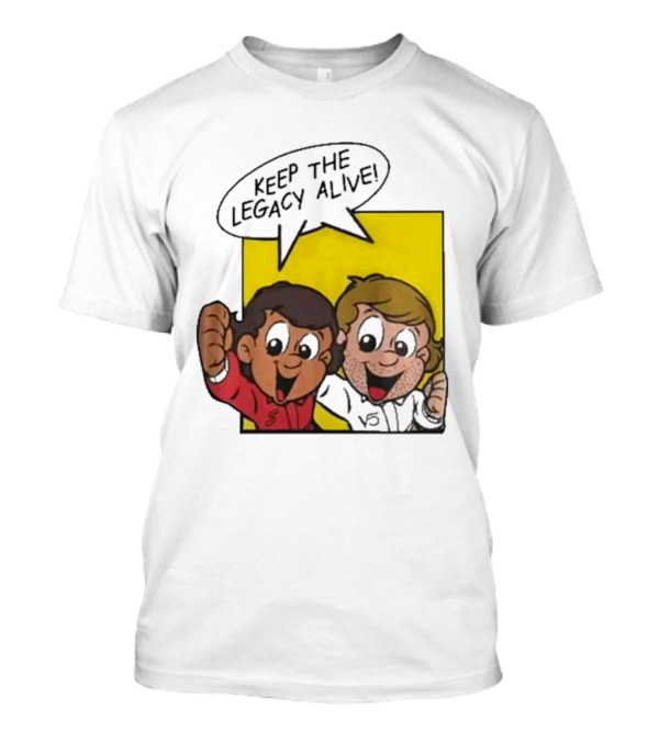 Sebastian Vettel Keep The Legacy Alive Cartoon Champions T-Shirt
